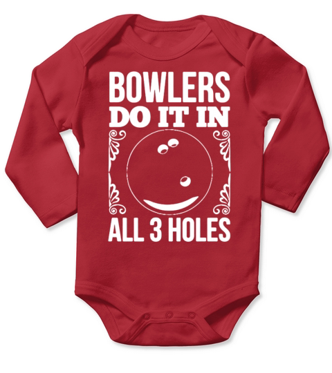 Bowling Shirt Long Sleeve Baby One-Piece
