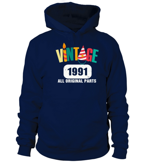 Vintage 1991 All Original Parts Women's Hoodie