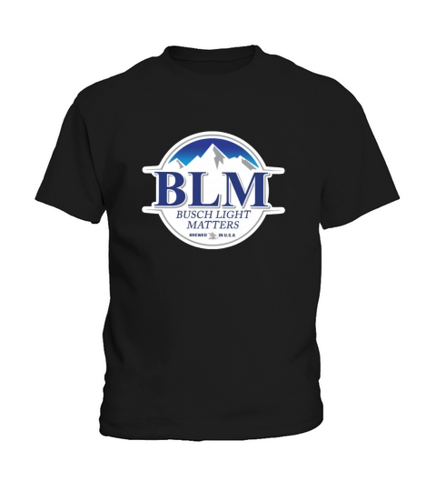 BLM Busch Light matters brewed in USA shirt Kids T-Shirt