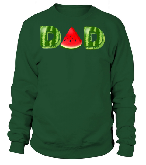 Dad Watermelon Matching Family Fruit Summer Women's Sweatshirt