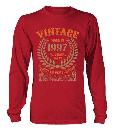 Vintage Made In 1997 All Original Parts Men's Long Sleeve