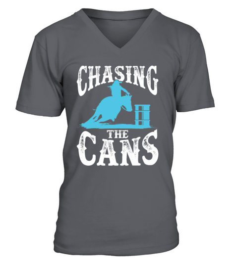 Barrel Racing Chasing the Cans Men's V-Neck T-shirt