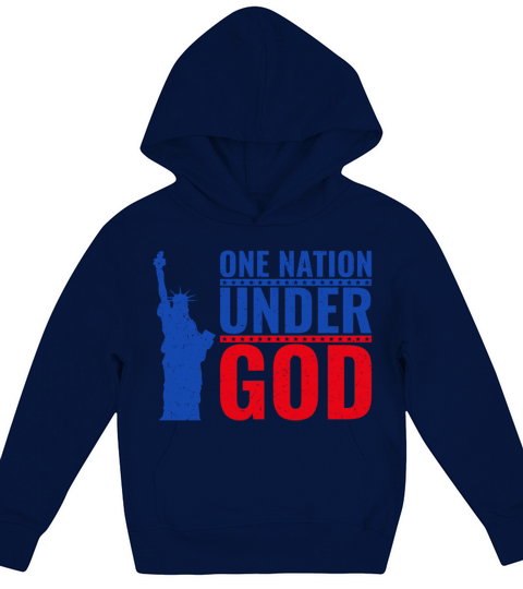 One Nation Under GOD Kids Hoodie