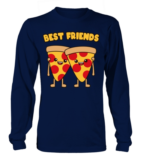 Best Friends Pizza Men's Long Sleeve