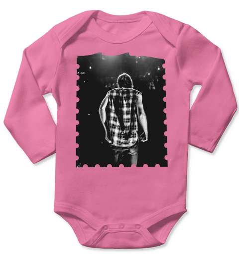 Morgan Wallen Classic Basic Long Sleeve Baby One-Piece