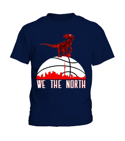 We The North Toronto Raptors Dinosaur Basketball Kids T-Shirt