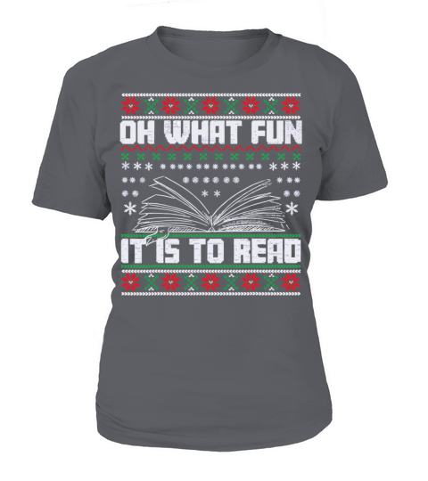 Oh What Fun To Read Librarian Christmas Book Women's T-Shirt