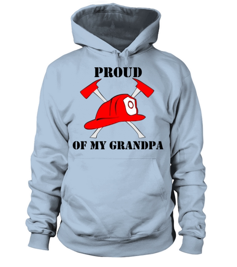 Proud Of My Grandpa Firefighter Women's Hoodie