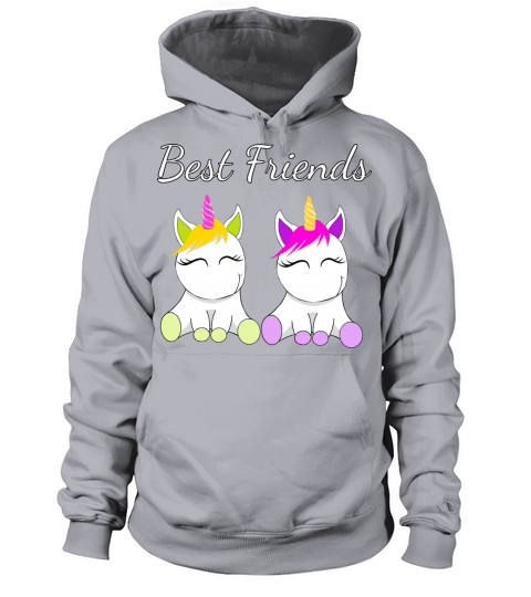 Best Friends Unicorns Men's Hoodie