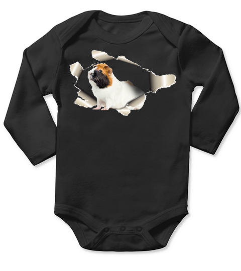 Guinea Pig Long Sleeve Baby One-Piece