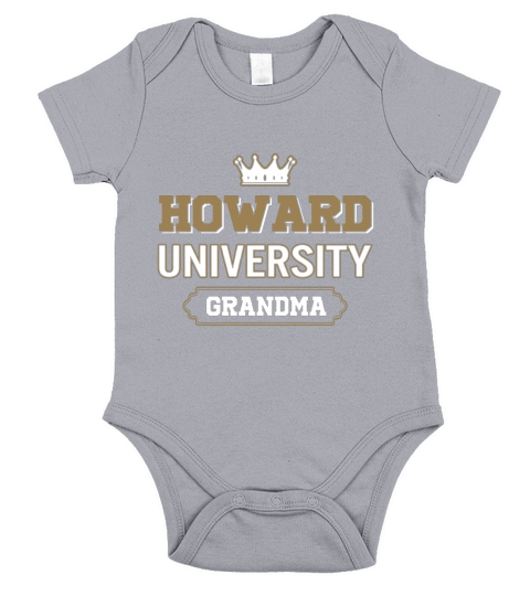 Howard University Grandma Great Gift For Grandparents Short Sleeve Baby One-Piece