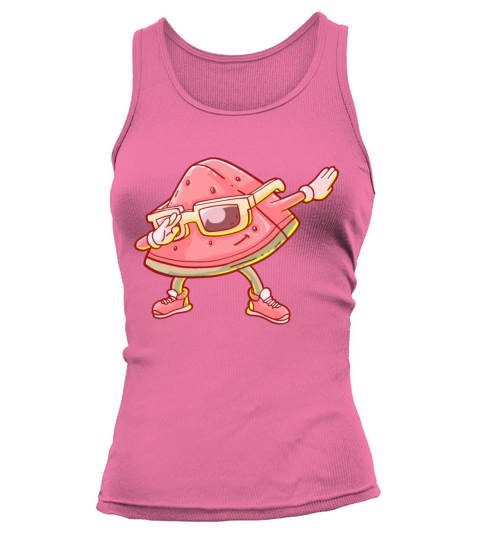 Watermelon Dabbing Kawaii Women's Tank Top