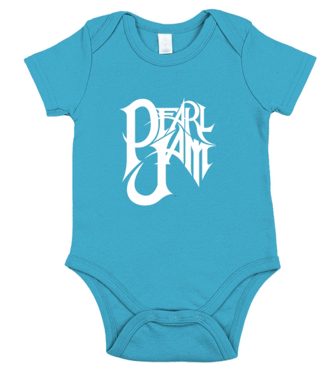 Retro Pearl Jam Art Short Sleeve Baby One-Piece