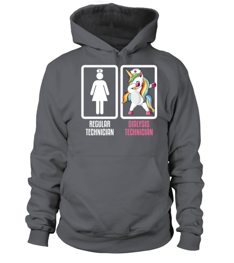 Regular Technician Vs Dabbing Unicorn Dialysis Women's Hoodie
