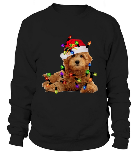Official Goldendoodle Christmas Santa Funny Dog Lover Gift shirt Sweatshirt Unisex