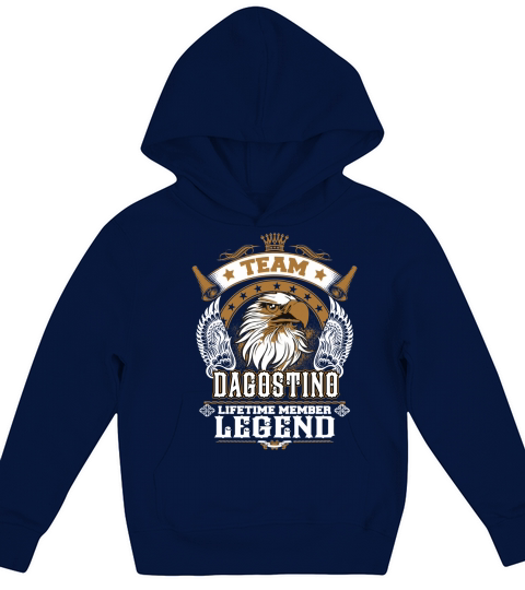 DAGOSTINO TEAM LEGEND, DAGOSTINO TSHIRT Kids Hoodie