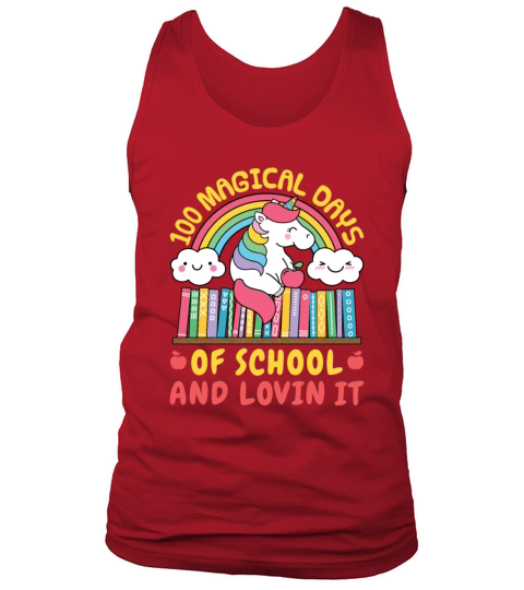 100 Magical Days Of School And Lovin It Men's Tank Top