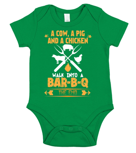 Barbecue BBQ Joke For Grill Master Chef Short Sleeve Baby One-Piece