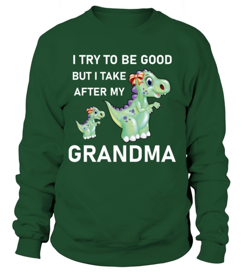 Dinosaur - I Try To Be Good But I Take After Women's Sweatshirt