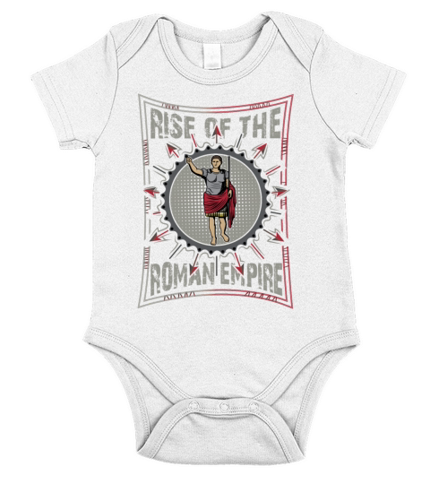Rise of the Roman Empire - Augustus First Emperor Short Sleeve Baby One-Piece