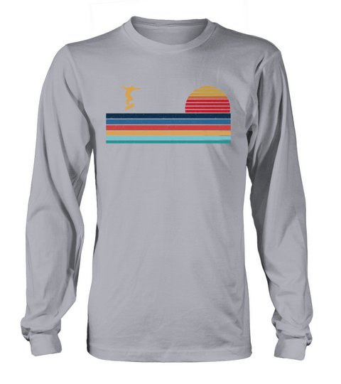 Skateboard Vintage 80S 90S Retro Women's Long Sleeve