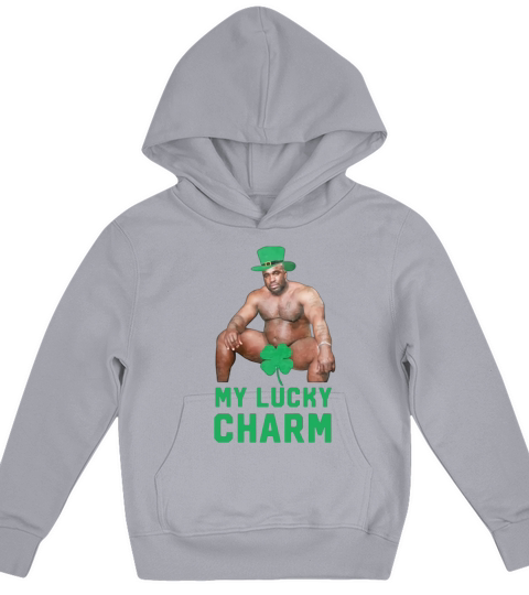 The Iykyk my lucky charm St Patricks Day Kids Hoodie