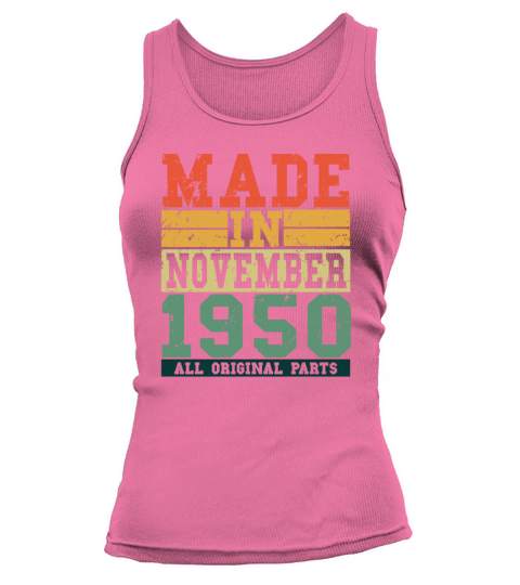 195 Birthday November Vintage Saying Women's Tank Top