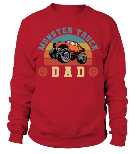 Retro Vintage Monster Truck Dad Women's Sweatshirt
