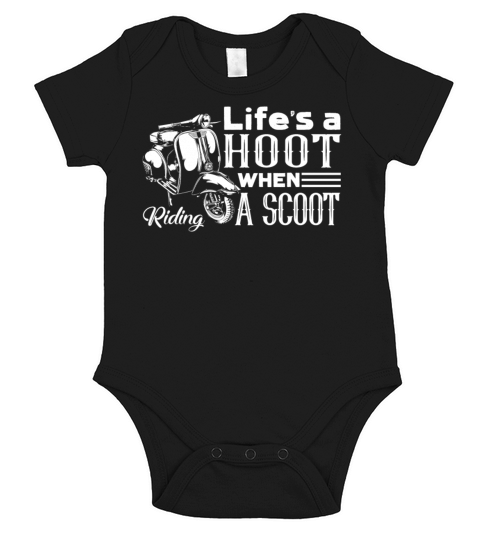 Scooter Rider Shirt Short Sleeve Baby One-Piece