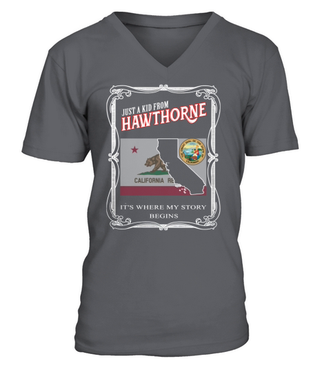 Hawthorne - CALIFORNIA V-Neck T-shirt