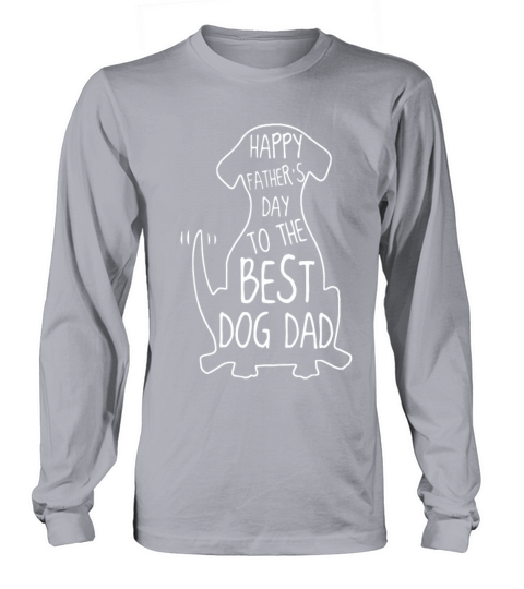 Happy father day to the best dog dad Women's Long Sleeve