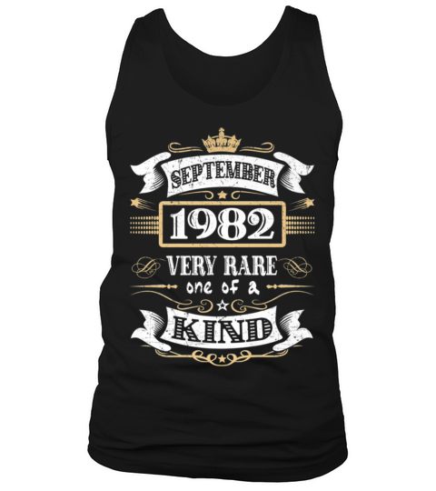 Birthday 365 Vintage September 1982 Funny Birthday Men's Tank Top