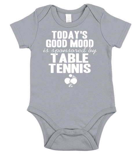 Table Tennis Short Sleeve Baby One-Piece