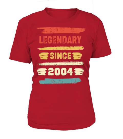 Retro Birthday Gift - Vintage Legendary Since 2004 Women's T-Shirt
