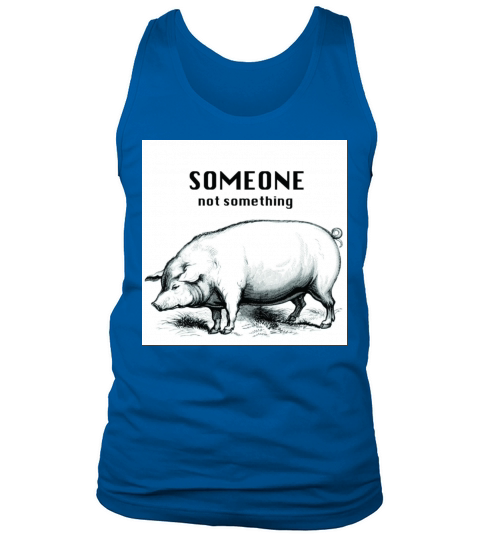 someone not something pig womens Men's Tank Top