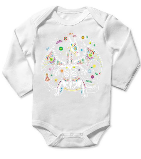 Charizard Long Sleeve Baby One-Piece