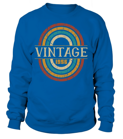 Old Retro Vintage Made 1956 Parts Birth Born Women's Sweatshirt