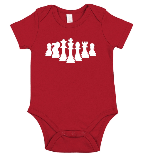 Chess Short Sleeve Baby One-Piece