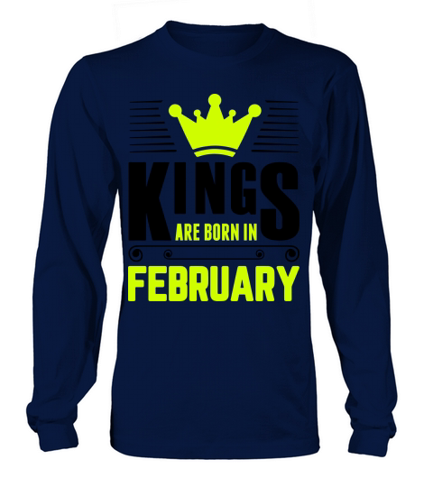 Kings Are Born In February Women's Long Sleeve