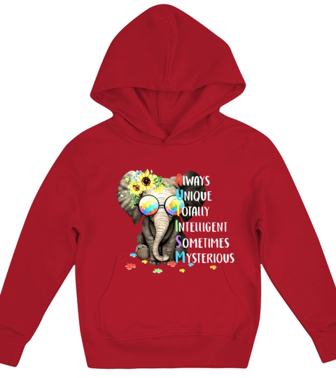 always uique totally intelligent sometimes mysteri Kids Hoodie