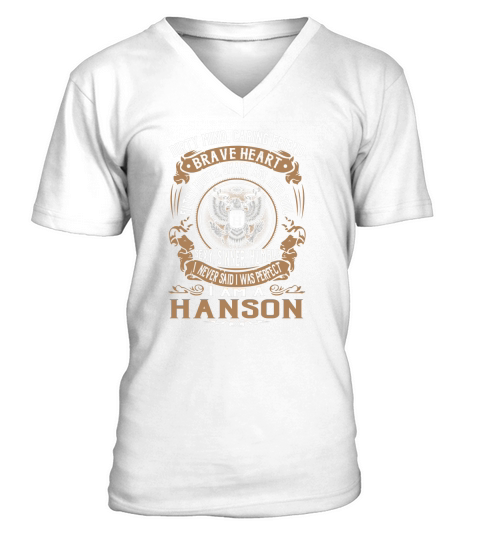 HANSON Last Name, Surname Tshirt V-Neck T-shirt