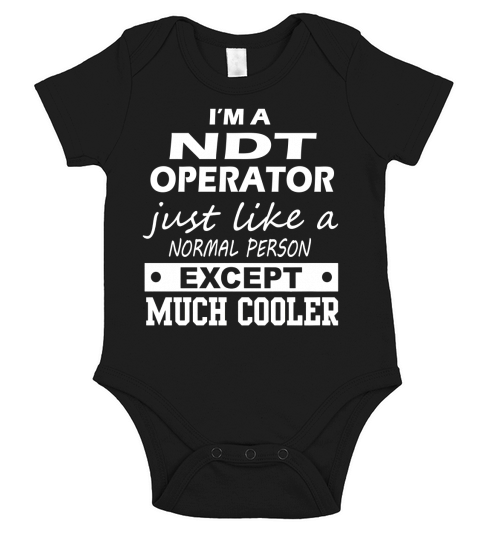NDT OPERATOR Cooler Short Sleeve Baby One-Piece