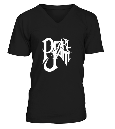 Retro Pearl Jam Art V-Neck T-shirt