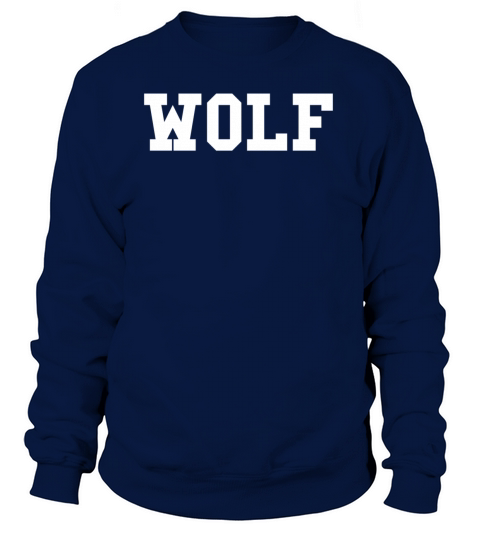 Wolf Text white Women's Sweatshirt