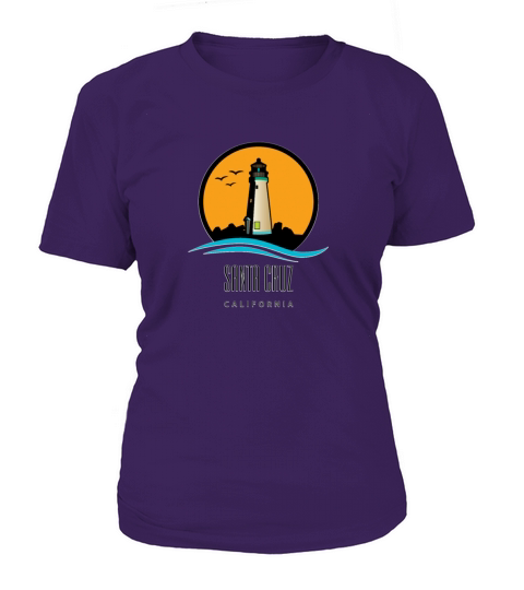 Santa Cruz Light House Harbor Landmark for Light Women's T-Shirt
