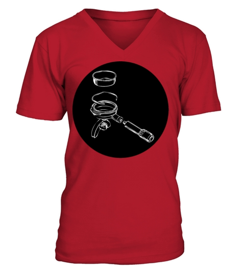 Exploded Portafilter 1 Men's V-Neck T-shirt