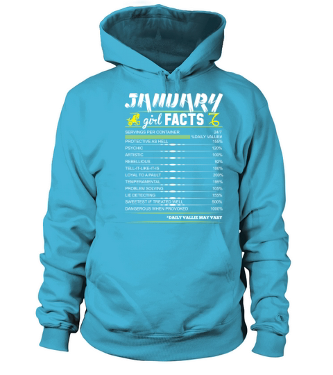 January Girl Facts Capricorn Women's Hoodie