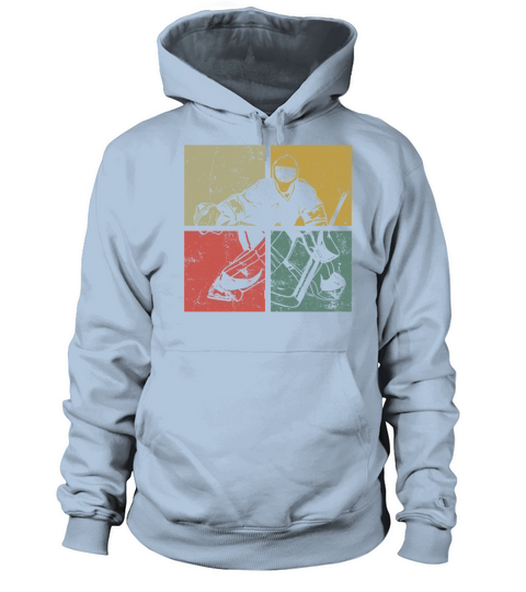 Ice Hockey Goalie Vintage Retro Women's Hoodie