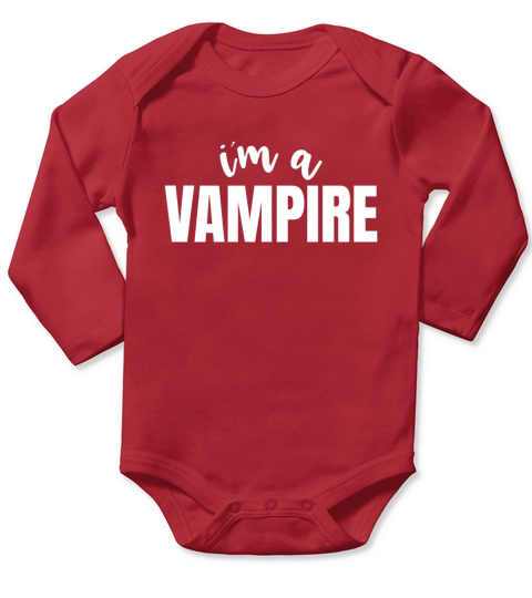 vampire Long Sleeve Baby One-Piece