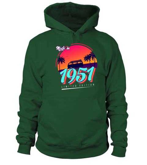 Vintage 1951 70th Birthday Est 1951 Women's Hoodie